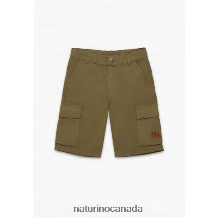 Kids HORACE Z2N0TL609 Naturino Cargo Bermuda Shorts Military