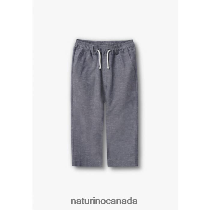 Kids JAN Z2N0TL615 Naturino Trousers Blue