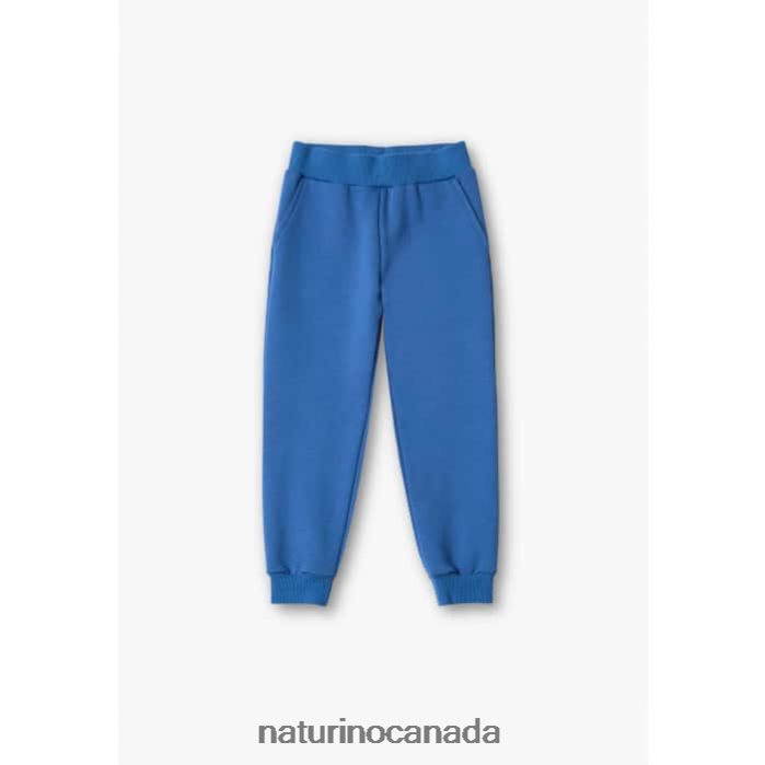 Kids MILO Z2N0TL611 Naturino Cotton Trousers Blue