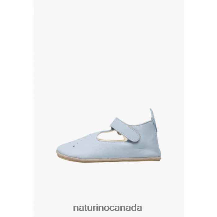 Baby MUP Z2N0TL12 Naturino Semi-Open Crib Shoes Sky Blue