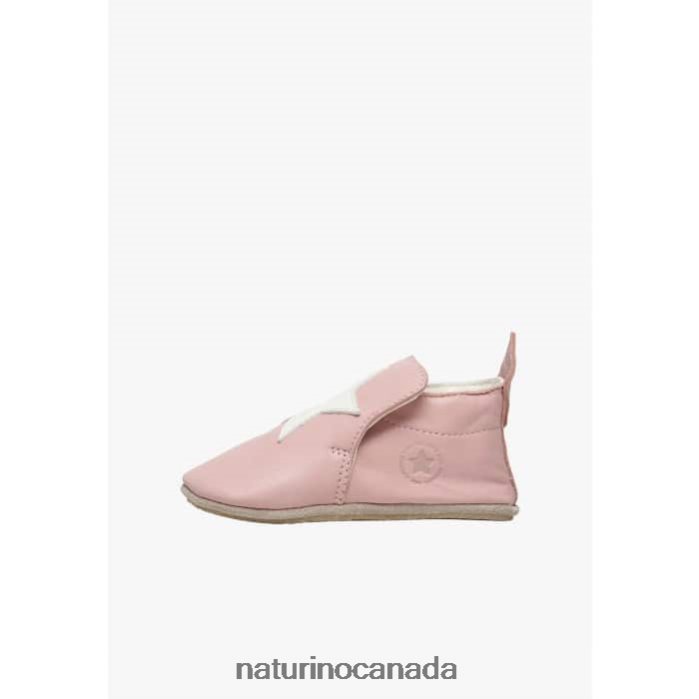 Baby MYJY Z2N0TL16 Naturino Leather Crib Shoes Pink