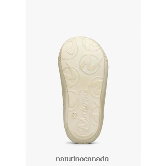 Kids COCOON VL Z2N0TL102 Naturino Suede First Steps Shoes with Daisy Print Pink