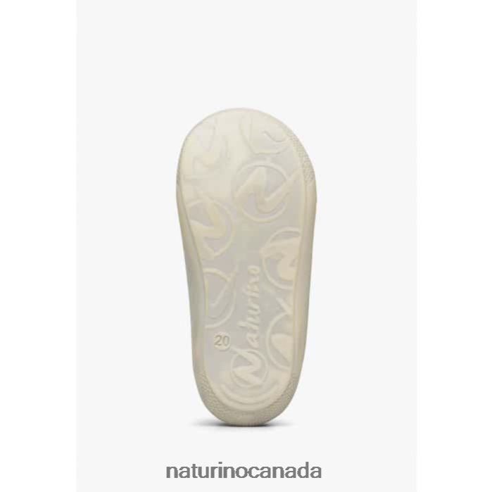 Kids COCOON VL Z2N0TL159 Naturino Leather First Steps Shoes Sky Blue