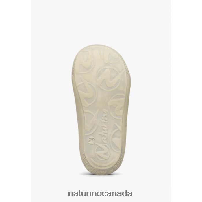 Kids COCOON VL Z2N0TL167 Naturino First Steps Shoes In Nappa Leather Coral