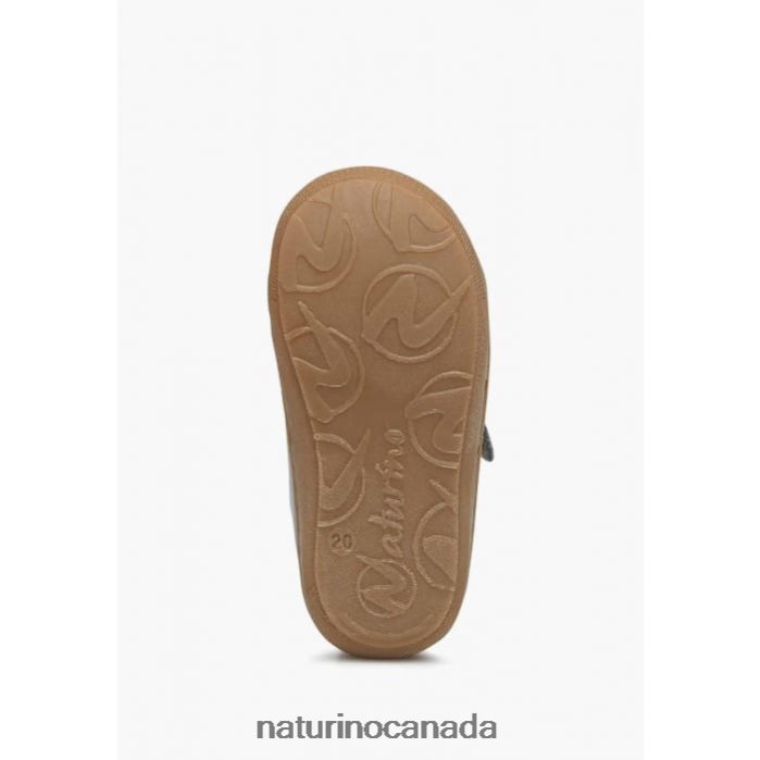 Kids COCOON VL Z2N0TL197 Naturino First Steps Shoes In Nappa Leather Light Blue