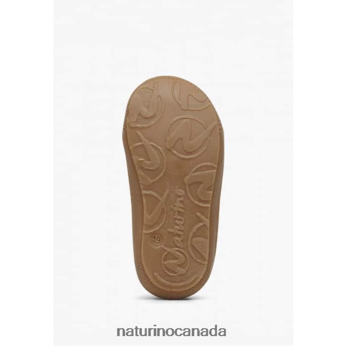 Kids COCOON VL Z2N0TL57 Naturino Leather Toddler Shoes with Strawberry Print Powder Pink