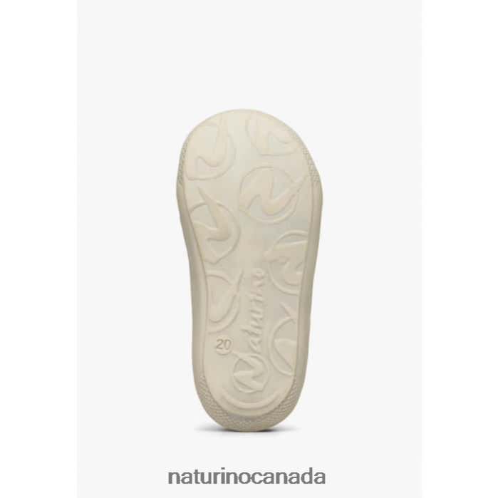 Kids COCOON VL Z2N0TL64 Naturino Suede First Steps Shoes with Pony Print Red