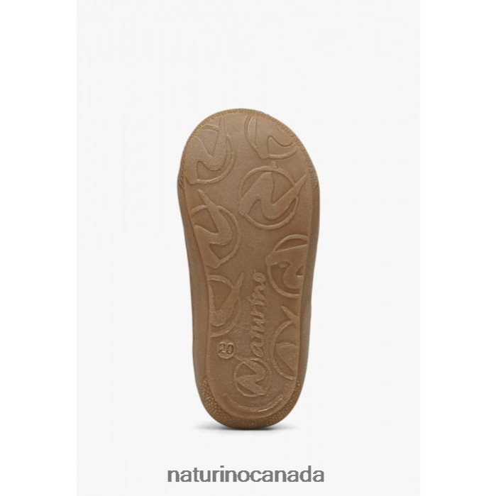 Kids COCOON VL Z2N0TL74 Naturino First Steps Shoes In Nappa Leather Dark Red