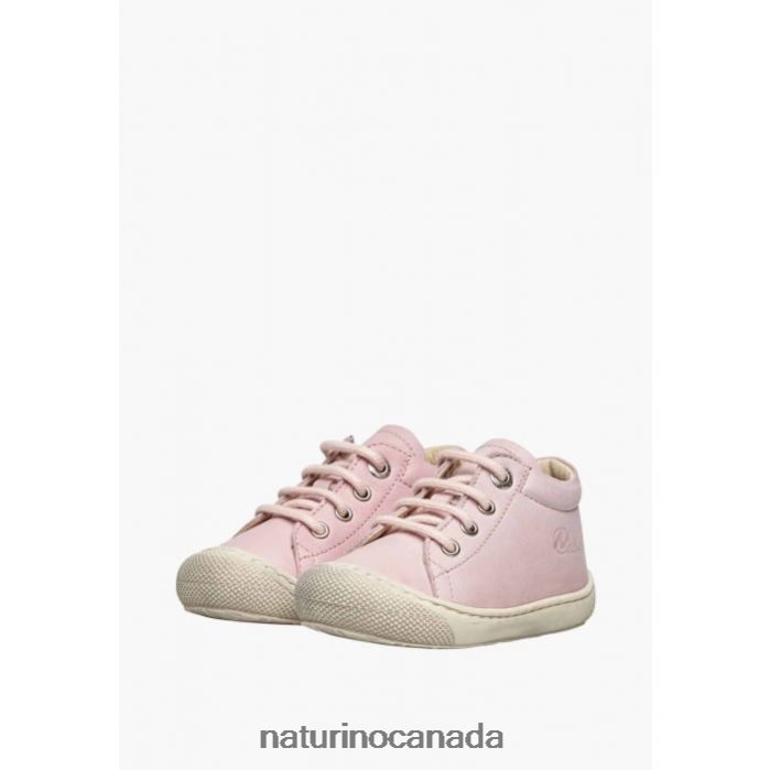 Kids COCOON Z2N0TL112 Naturino First Steps Shoes In Nappa Leather Pink