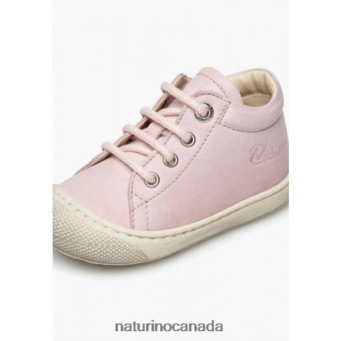 Kids COCOON Z2N0TL112 Naturino First Steps Shoes In Nappa Leather Pink