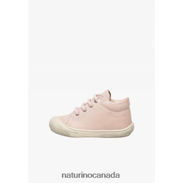 Kids COCOON Z2N0TL115 Naturino First Steps Shoes In Nappa Leather Powder Pink