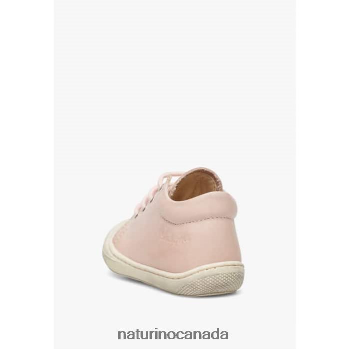 Kids COCOON Z2N0TL115 Naturino First Steps Shoes In Nappa Leather Powder Pink