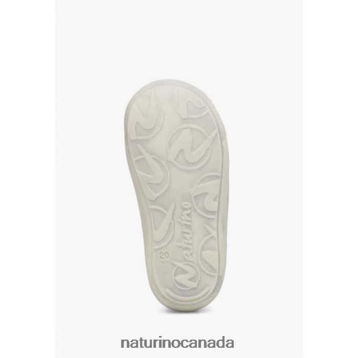 Kids COCOON Z2N0TL123 Naturino First Steps Shoes In Nappa Leather Light Blue