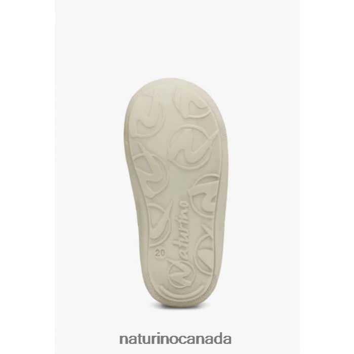 Kids COCOON Z2N0TL130 Naturino First Steps Shoes In Nappa Leather Yellow