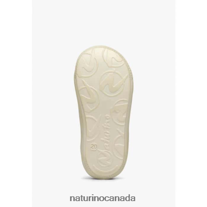 Kids COCOON Z2N0TL139 Naturino Suede First Steps Shoes with Daisy Print Pink