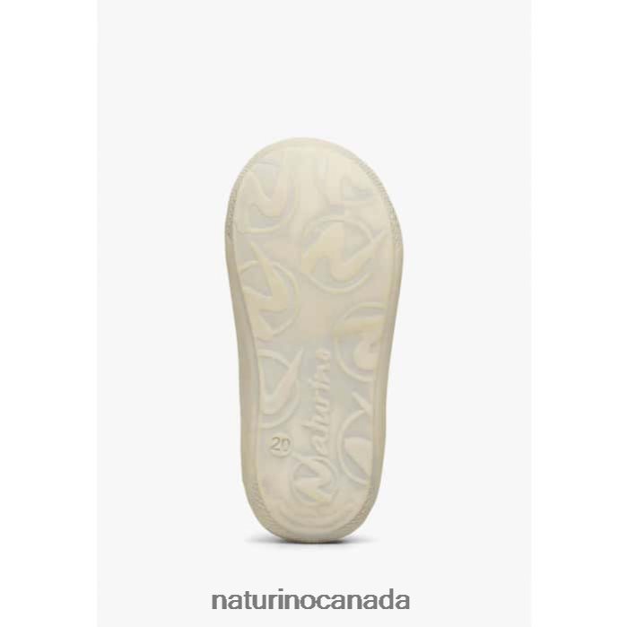 Kids COCOON Z2N0TL144 Naturino First Steps Shoes In Nappa Leather Orange