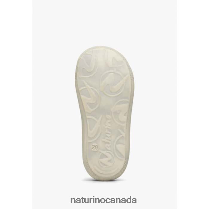 Kids COCOON Z2N0TL155 Naturino First Steps Shoes In Nappa Leather Green