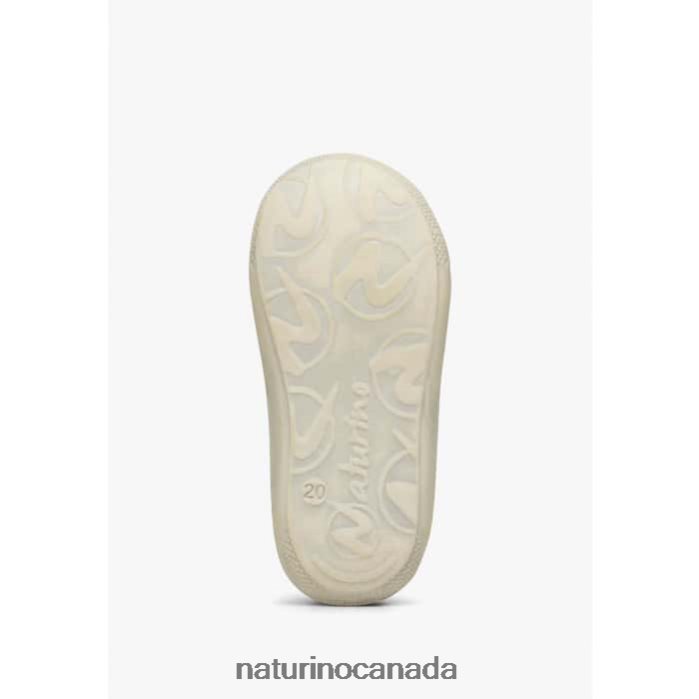 Kids COCOON Z2N0TL80 Naturino Leather and Suede First Steps Shoes Lilac