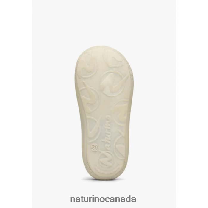 Kids COCOON Z2N0TL87 Naturino Suede First Steps Shoes Light Green-Sky Blue