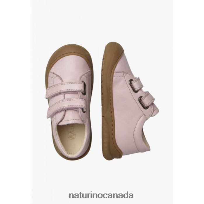 Kids GABBY VL Z2N0TL116 Naturino First Steps Shoes In Nappa Leather Pink