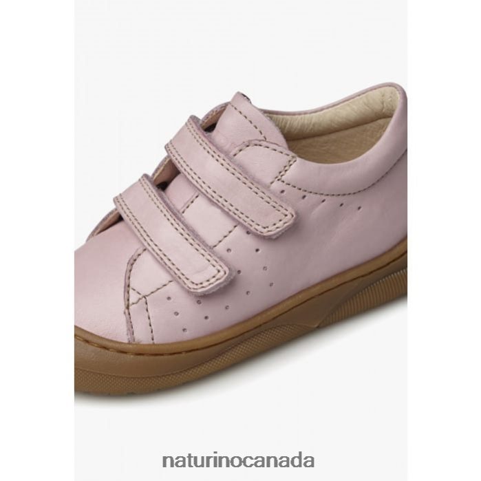 Kids GABBY VL Z2N0TL116 Naturino First Steps Shoes In Nappa Leather Pink