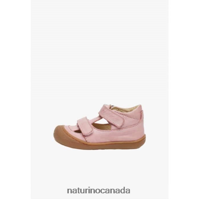 Kids PUFFY Z2N0TL584 Naturino Semi-Closed Sandals Pink