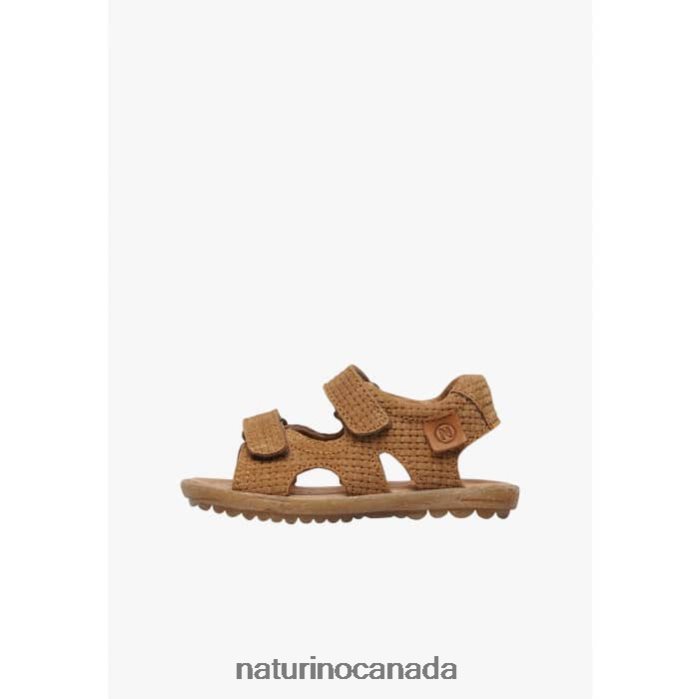 Kids SKY Z2N0TL558 Naturino Suede Sandals Brown