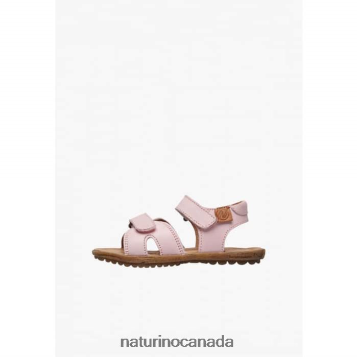Kids SUN Z2N0TL358 Naturino Nappa Leather Sandals Pink