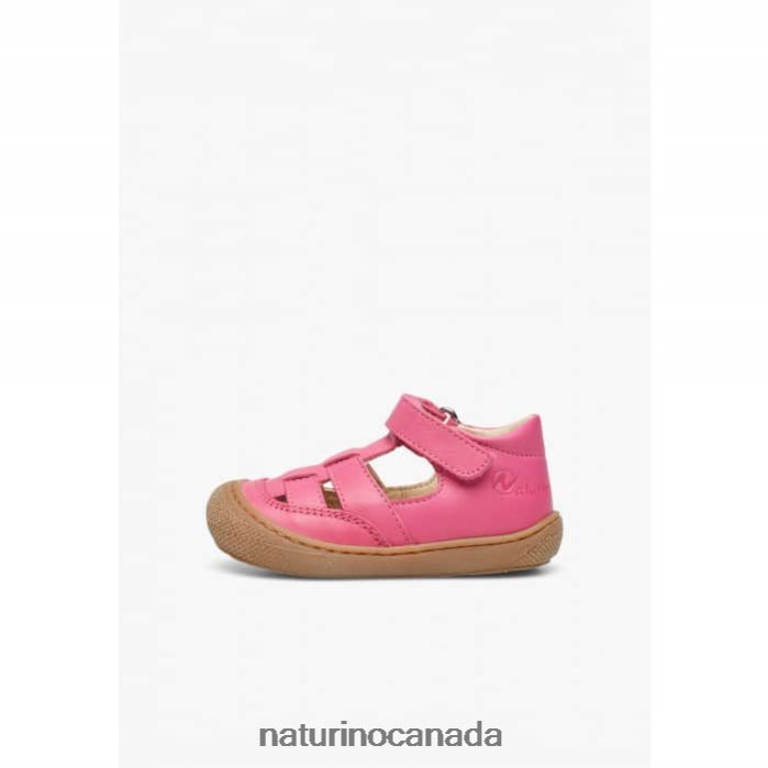 Kids WAD Z2N0TL568 Naturino First Step Sandals Fuchsia