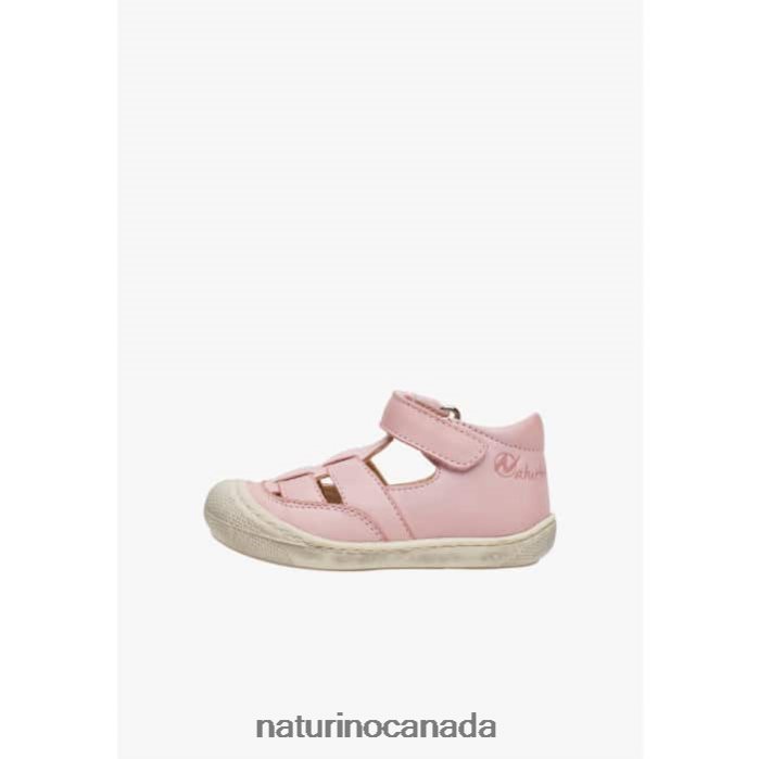 Kids WAD Z2N0TL572 Naturino First Step Sandals Pink