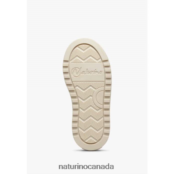 Kids CEONIA VL. Z2N0TL48 Naturino Faux Leather Sneakers White-Sky Blue