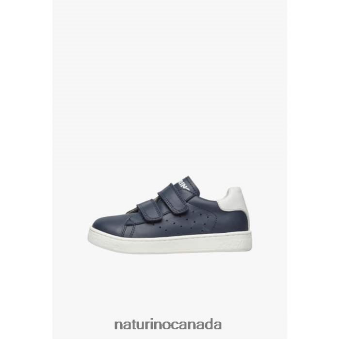 Kids HASSELT 2 VL. Z2N0TL375 Naturino Leather Sneakers Blue