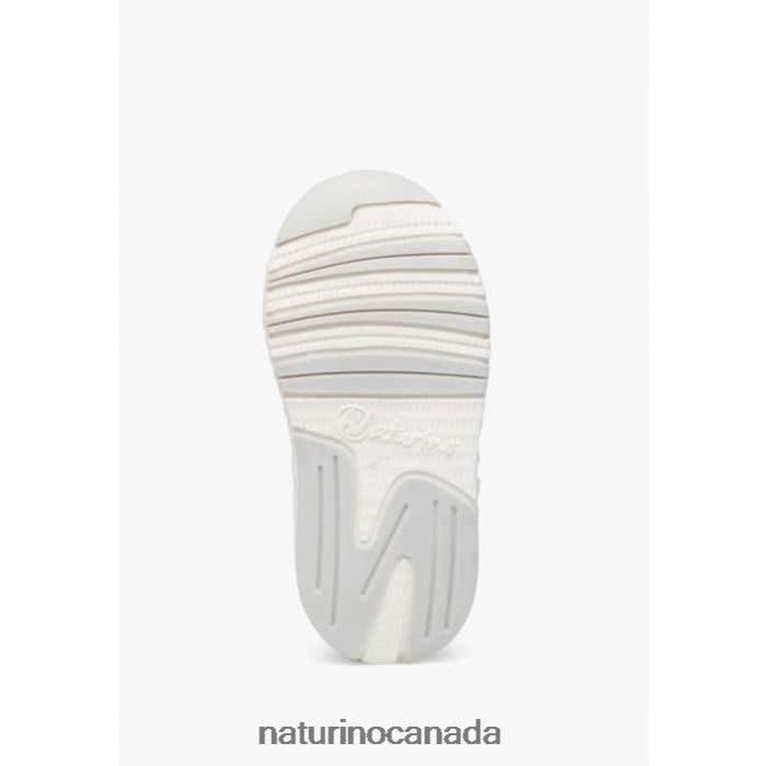 Kids JESKO VL. Z2N0TL437 Naturino Technical Fabric and Suede Sneakers Pink