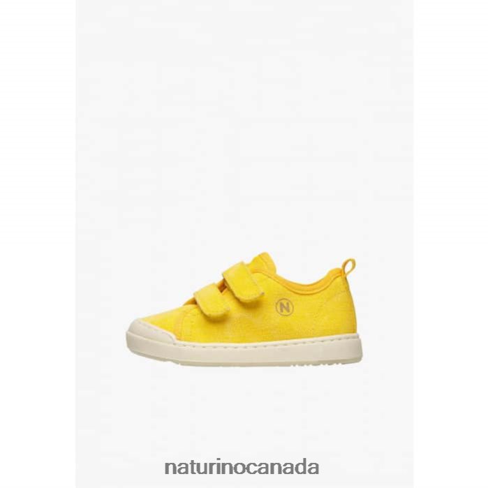 Kids MONREOS Z2N0TL408 Naturino Fabric Sneakers Yellow