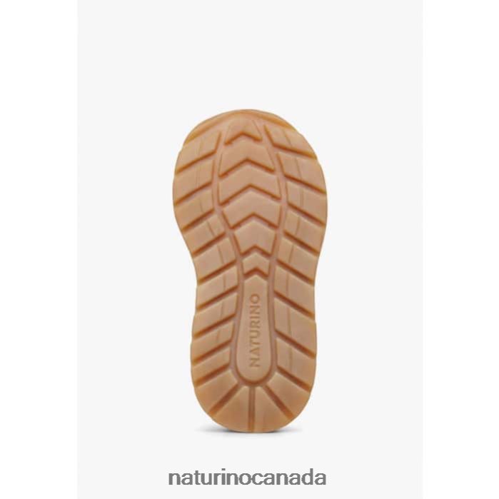 Kids QUELLY VL Z2N0TL412 Naturino Suede and Fabric Sneakers Pink-White