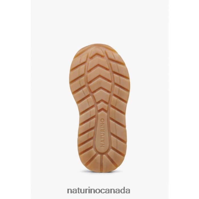 Kids QUELLY VL Z2N0TL479 Naturino Suede and Fabric Sneakers Fuchsia-White